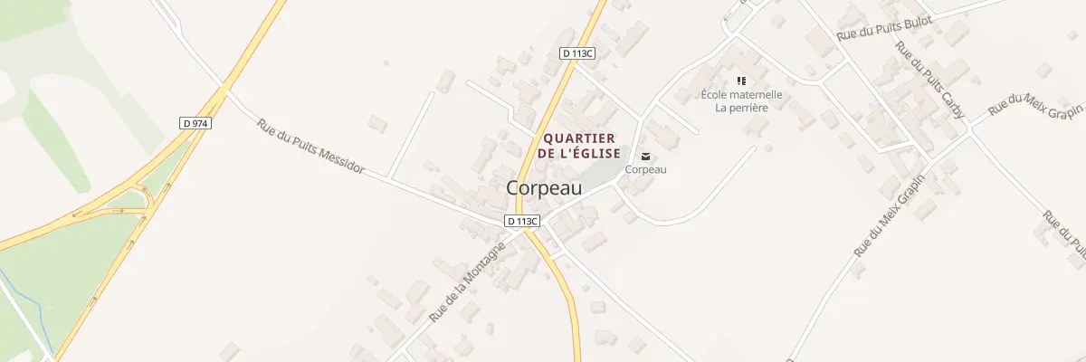 Plan du 10 Rte de Beaune à Corpeau