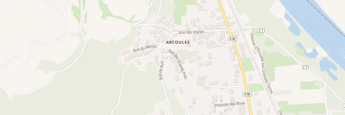 Plan du 5099 Arcoules à Limony