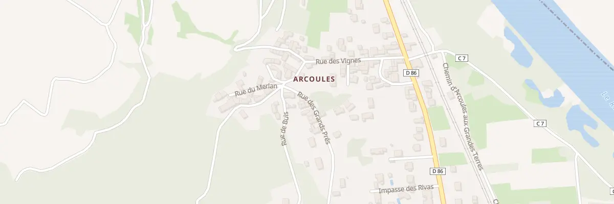 Plan du 5098 Arcoules à Limony