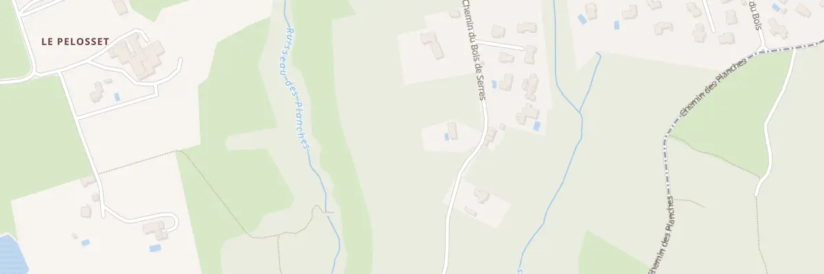 Plan du 70 Che du Bois de Serres à Dardilly