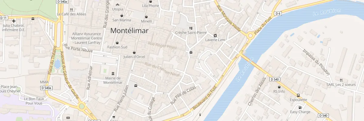 Plan du 4 Rue Cuiraterie à Montélimar