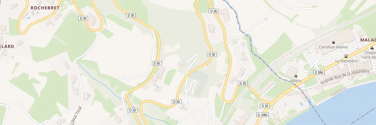 Plan du 756 Les Grandes Maisons à Vérin