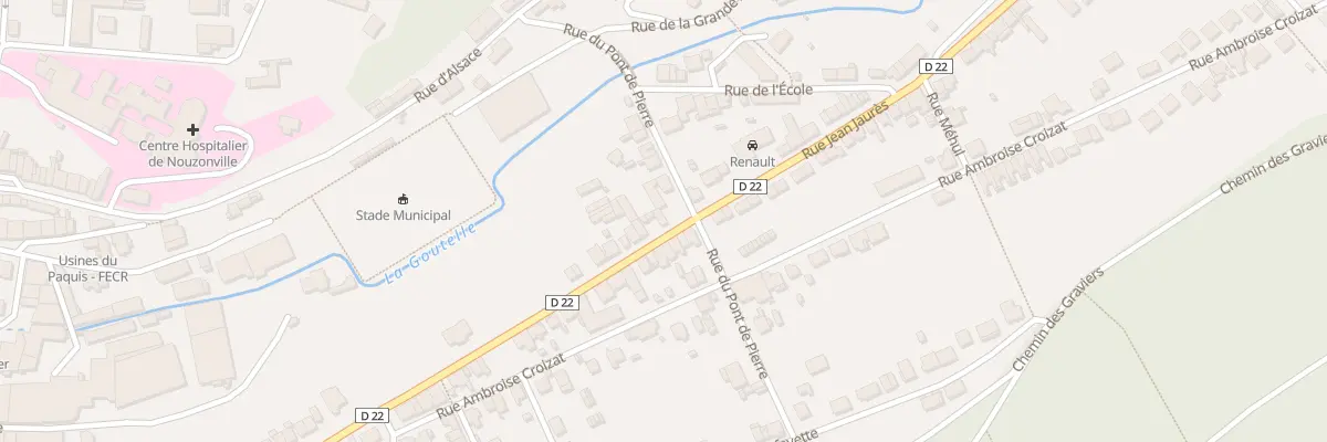 Plan du 81B Rue Jean Jaurès à Nouzonville