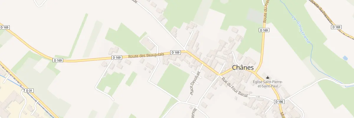 Plan du 5041 Le Village à Chânes
