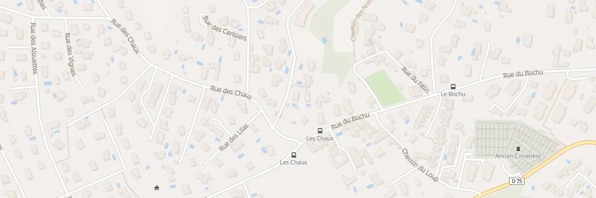 Plan du 4 Rue des Chaux à Francheville