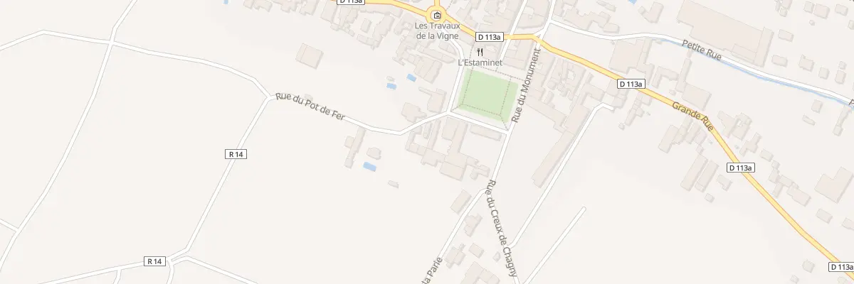 Plan du 2 Rue du Pot de Fer à Puligny-Montrachet