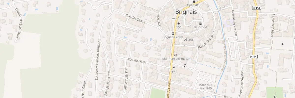 Plan du 20 Rue du Garel à Brignais