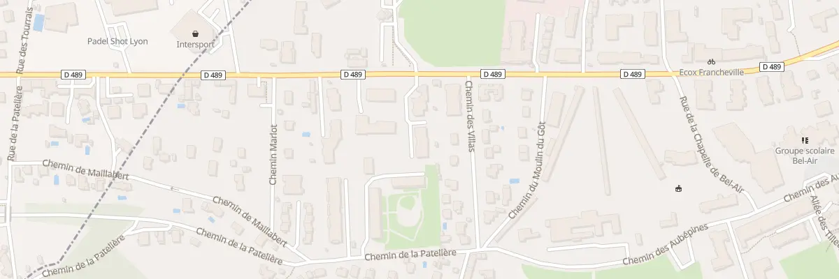 Plan du 41B Av de la Table de Pierre à Francheville