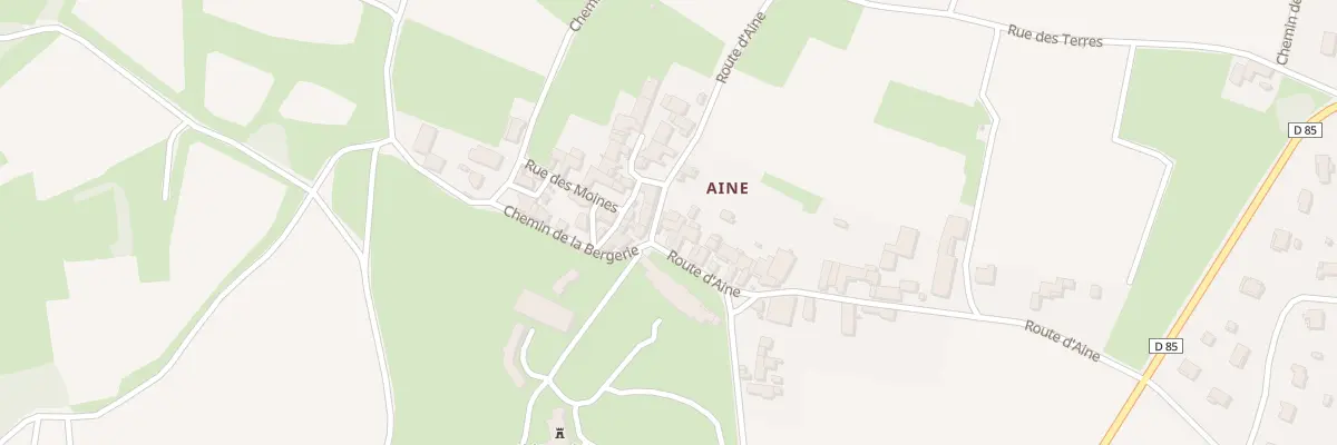 Plan du 1029 Rte d’Aine à Azé