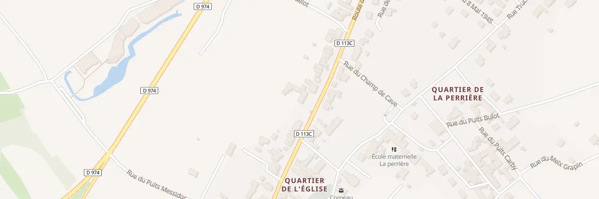 Plan du 19 Rte de Beaune à Corpeau