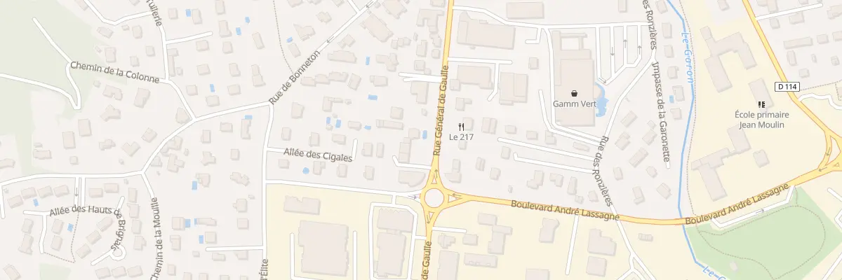 Plan du 204 Rue Général de Gaulle à Brignais