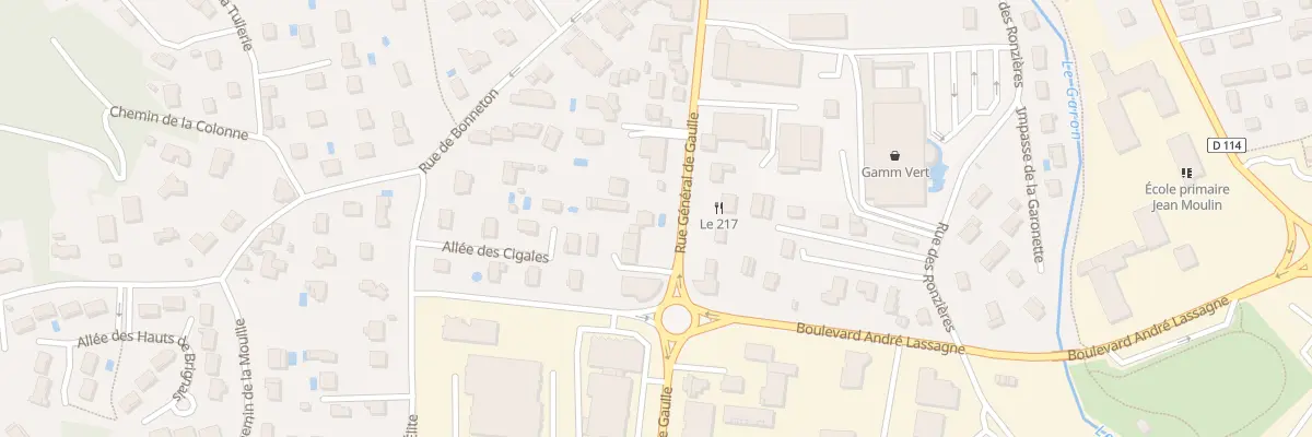 Plan du 202T Rue Général de Gaulle à Brignais