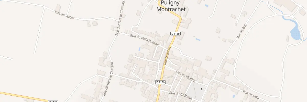Plan du 3 Imp des Meix à Puligny-Montrachet