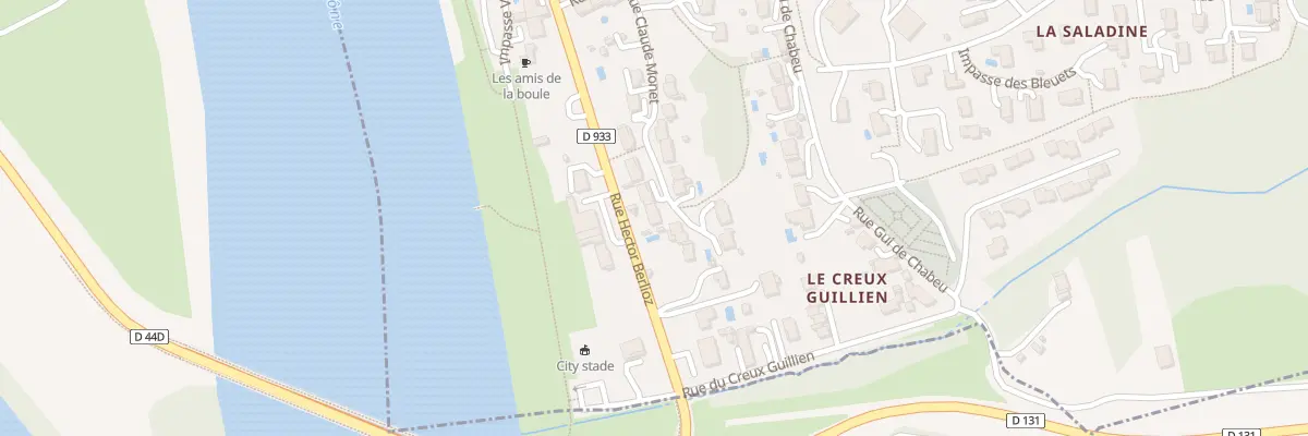 Plan du 6 Rue Claude Monet à Beauregard
