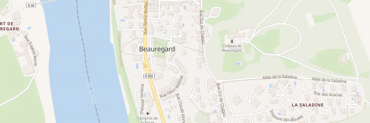 Plan du 6 Rue Henri Matisse à Beauregard