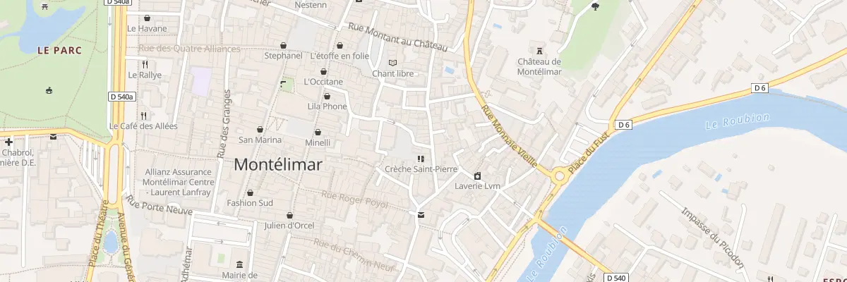 Plan du 30 Rue Saint Pierre à Montélimar