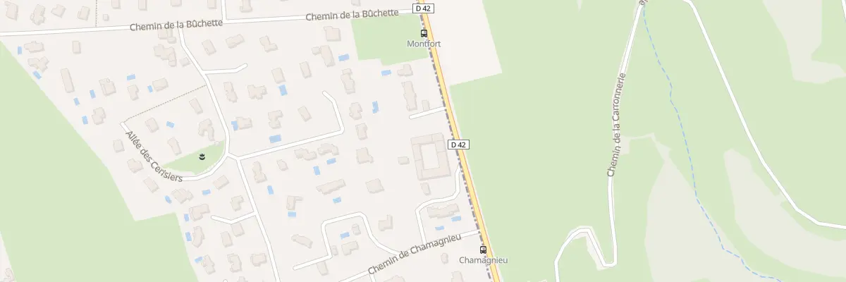 Plan du 55 Rte de Limonest à Lissieu
