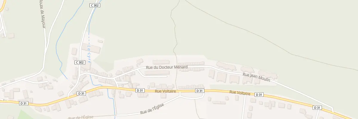 Plan du 29 Rue du Docteur Menard à Monthermé