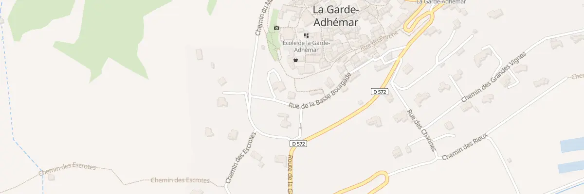 Plan du 5342 Le Village à La Garde-Adhémar