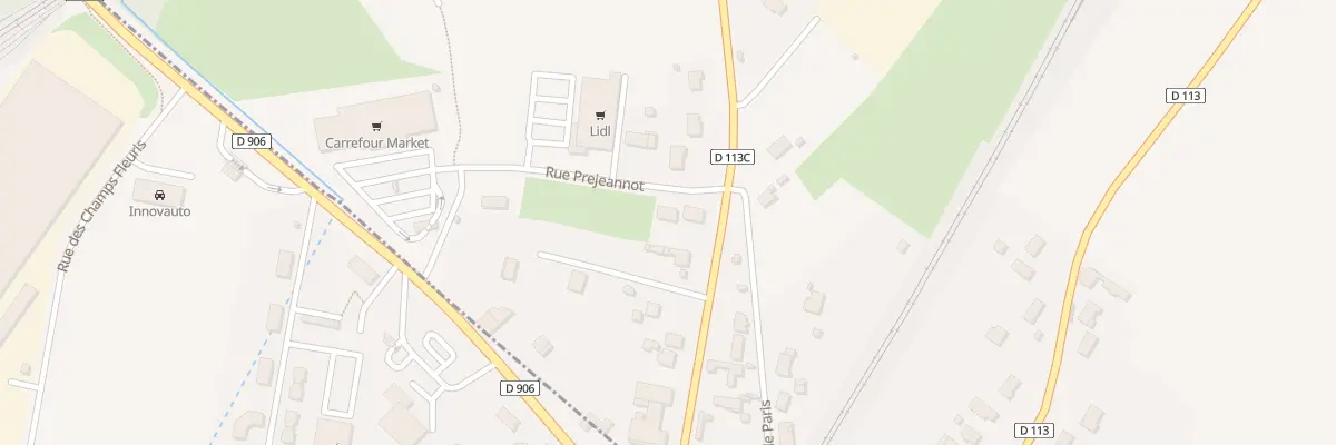 Plan du 5347 Grillot Prejeannot à Corpeau