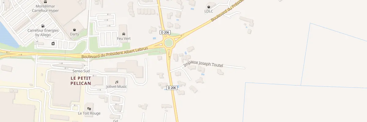 Plan du 9006 Che des Contrebandiers à Montélimar