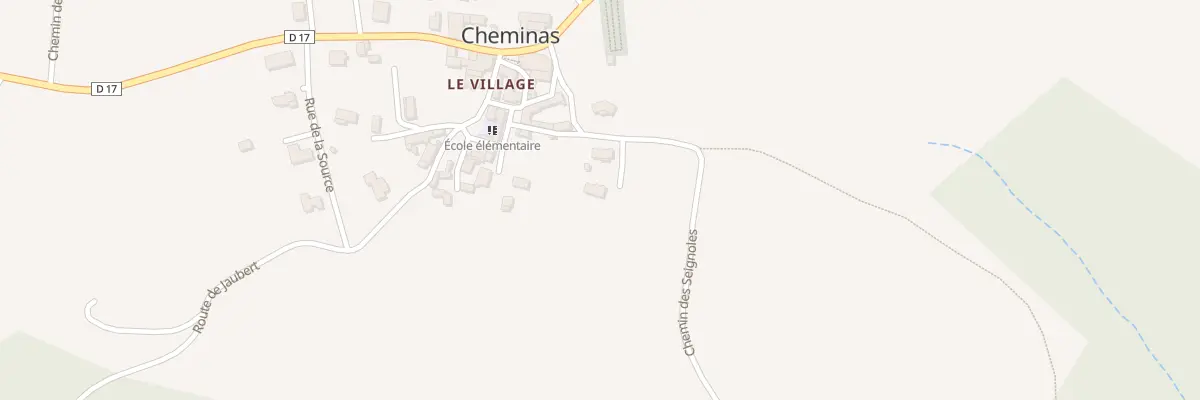 Plan du 92 Che des Seignoles à Cheminas