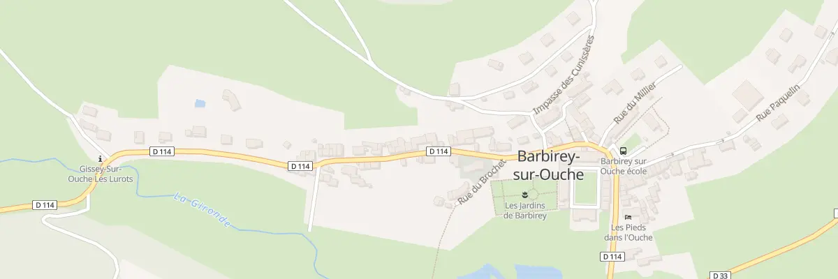 Plan du 28 Rue de Jaugey à Barbirey-sur-Ouche