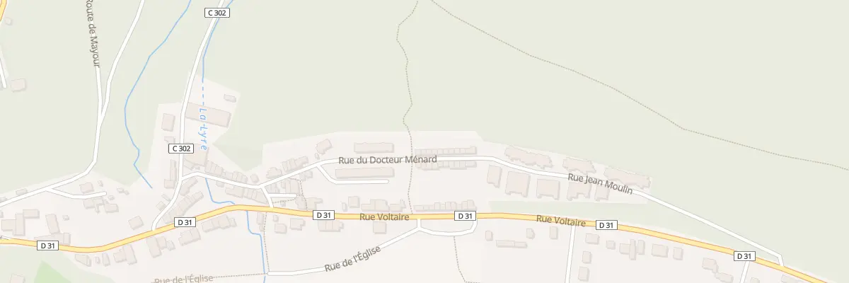 Plan du 31 Rue du Docteur Menard à Monthermé