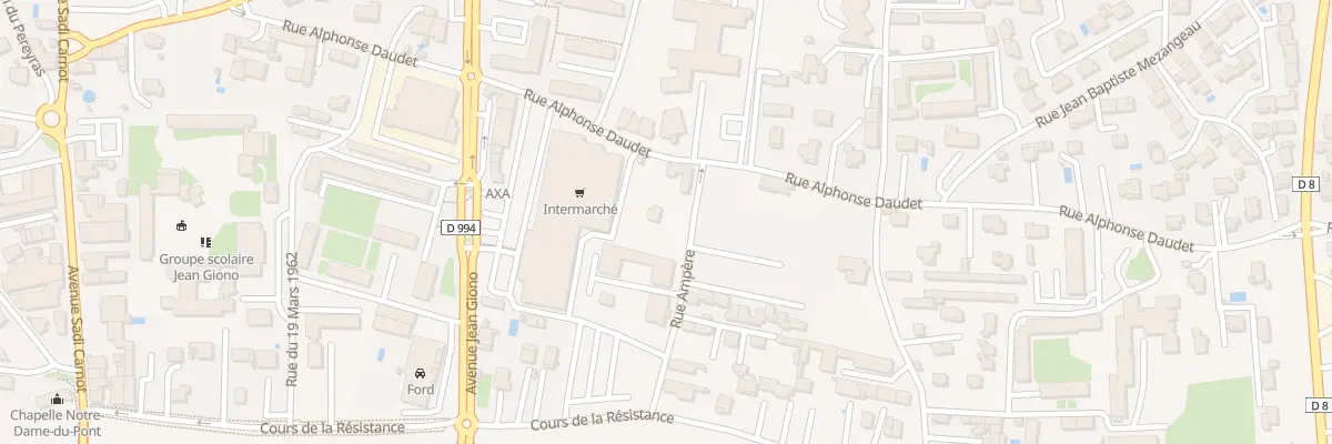 Plan du 38 Rue Andre Ampere à Bollène