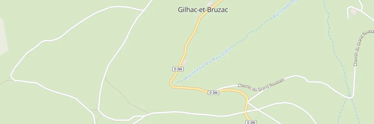 Plan du 2190 Rte de Saint Laurent du Pape à Gilhac-et-Bruzac