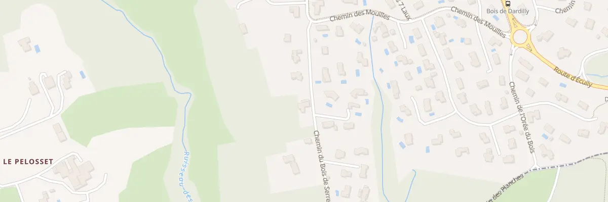 Plan du 54 Che du Bois de Serres à Dardilly