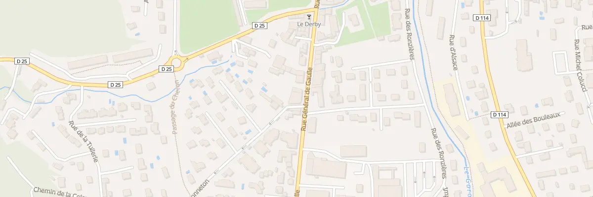 Plan du 192 Rue Général de Gaulle à Brignais