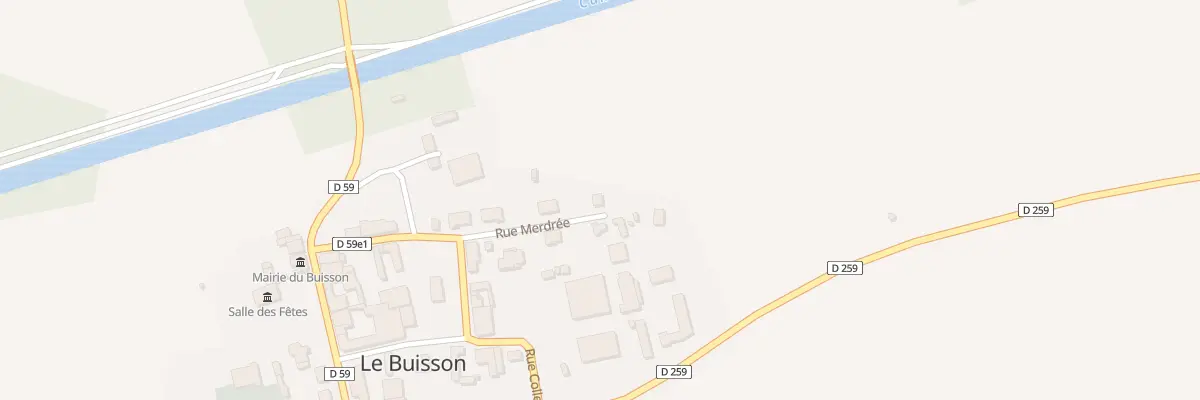 Plan du 1 Rue Merdree au Buisson