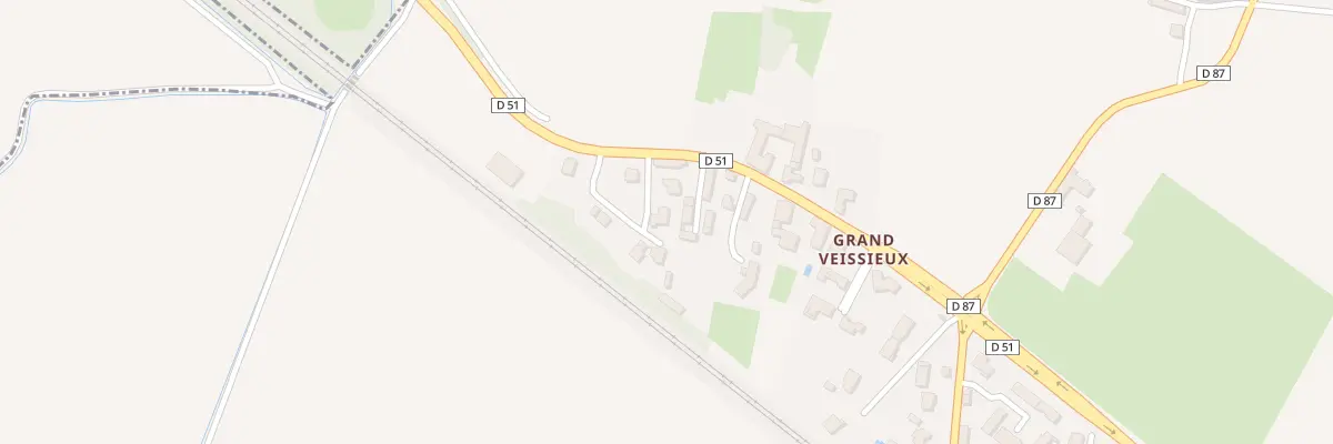 Plan du 233 Rte du Grand Veissieux à Quincieux