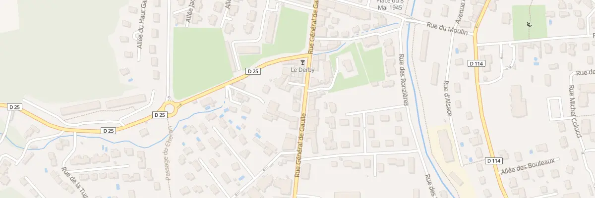 Plan du 184 Rue Général de Gaulle à Brignais