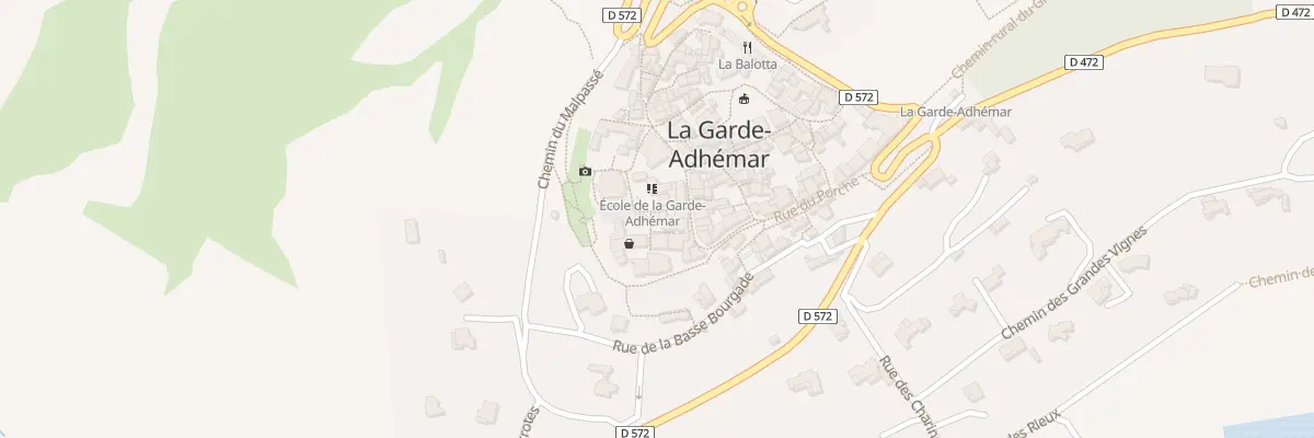 Plan du 5244 Le Village à La Garde-Adhémar