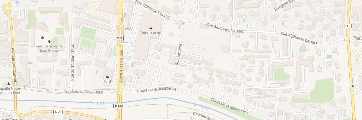 Plan du 115 Rue Andre Ampere à Bollène