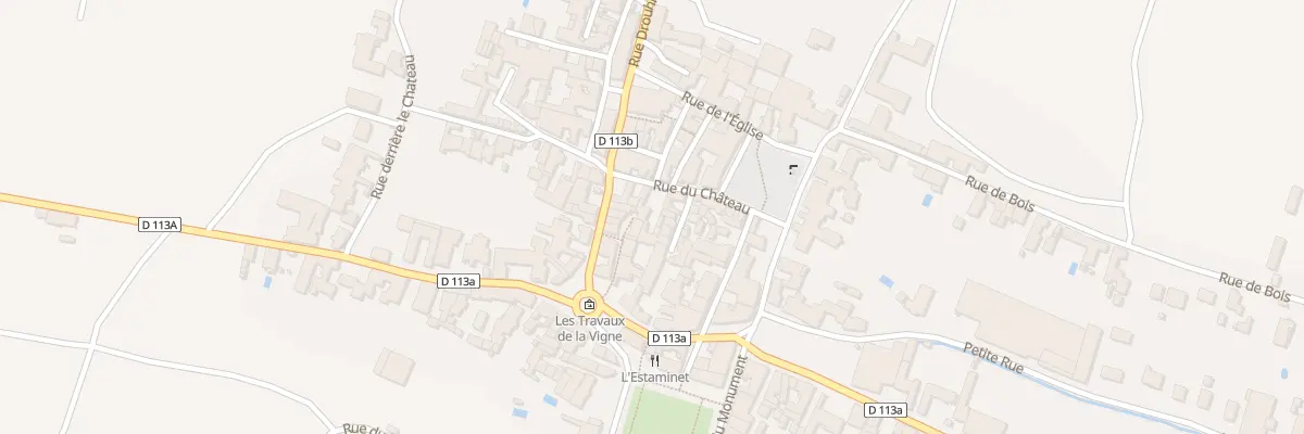 Plan du 2 Rue du Château à Puligny-Montrachet