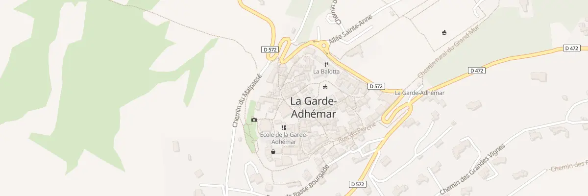 Plan du 5268 Le Village à La Garde-Adhémar