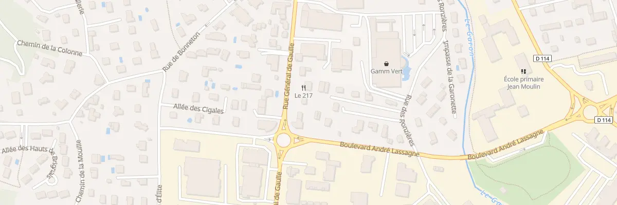 Plan du 219 Rue Général de Gaulle à Brignais