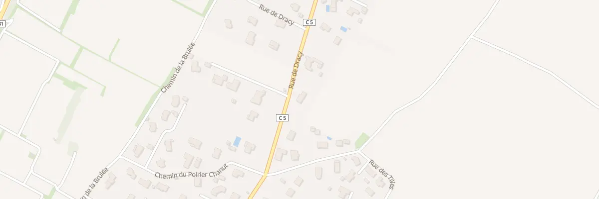 Plan du 52 Rue de Dracy à Givry