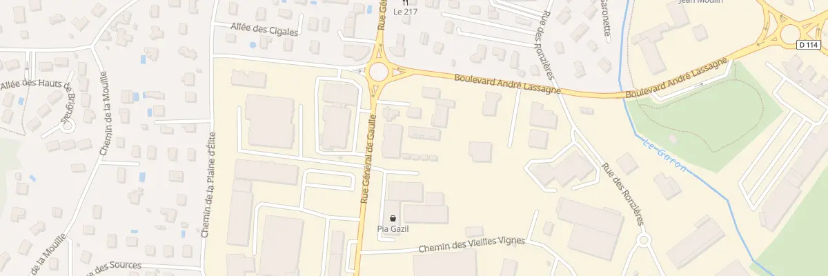 Plan du 229 Rue Général de Gaulle à Brignais