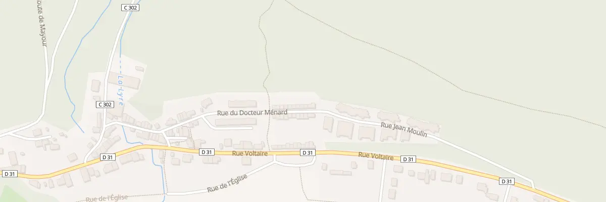 Plan du 43 Rue du Docteur Menard à Monthermé
