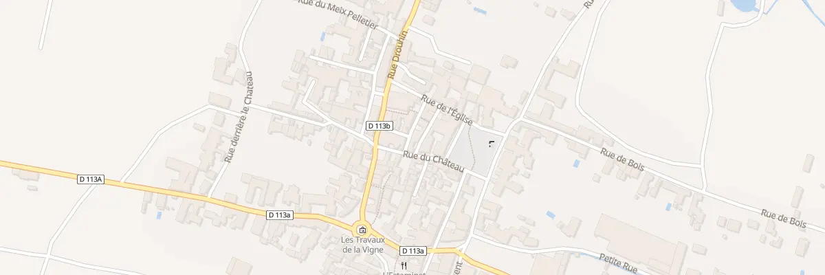Plan du 1 Rue Derrière l’Eglise à Puligny-Montrachet