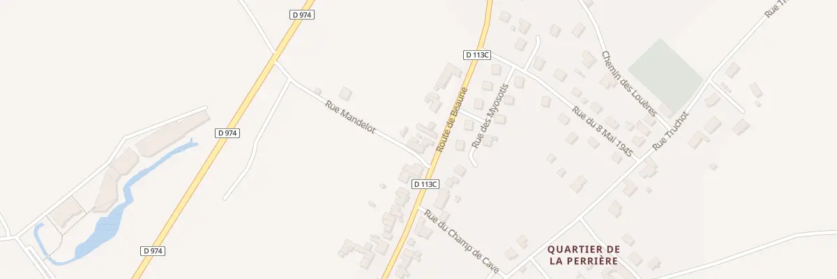 Plan du 41 Rte de Beaune à Corpeau