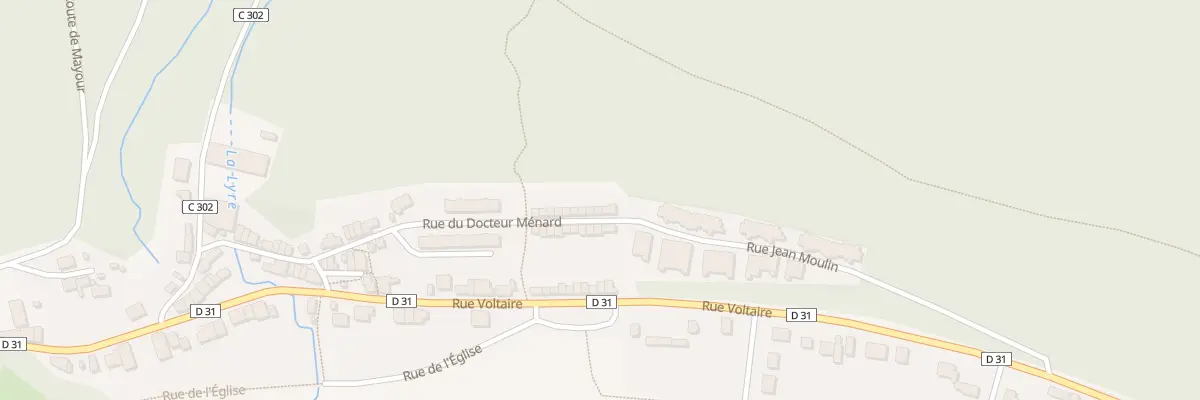Plan du 45 Rue du Docteur Menard à Monthermé