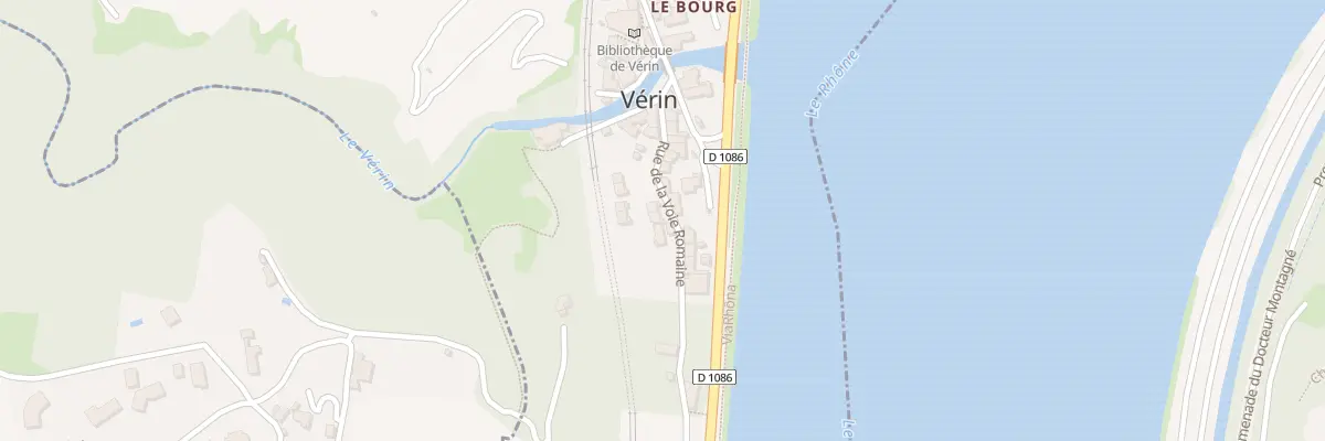 Plan du 9052 Rue de la Voie Romaine à Vérin