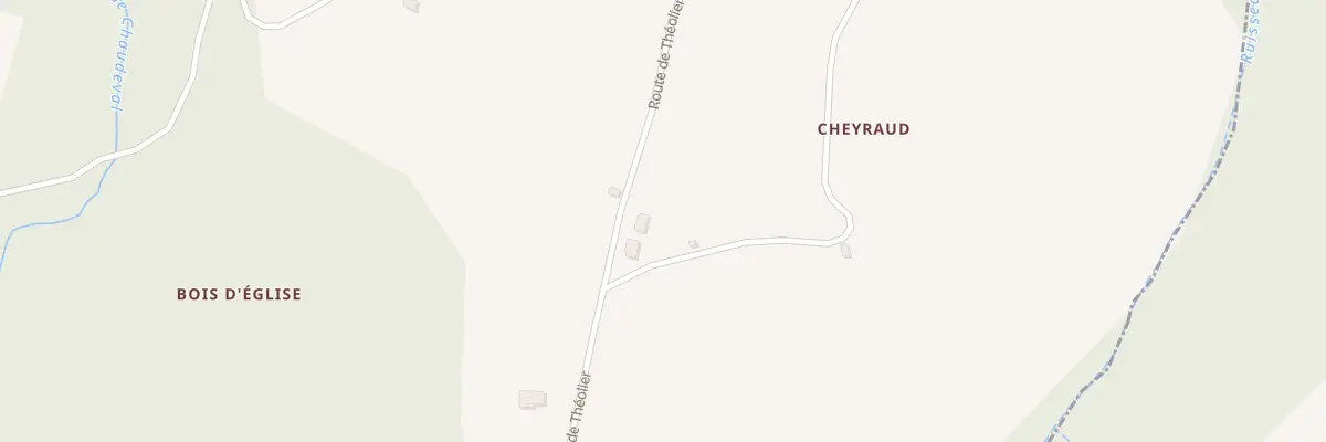 Plan du 1260 Rte de Théolier à Cheminas