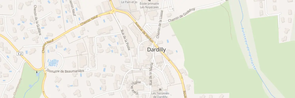 Plan du 70 Av de Verdun à Dardilly