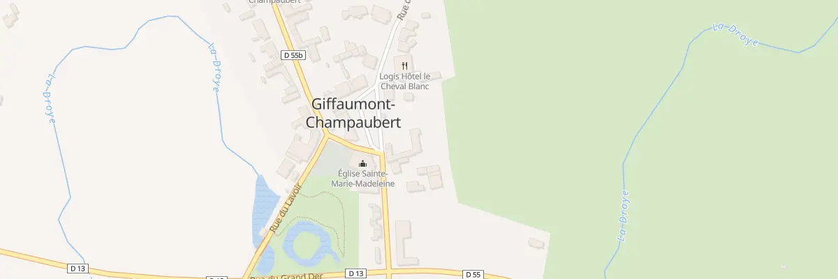 Plan du 25 Rue du Lac à Giffaumont-Champaubert
